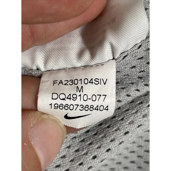 Nike Sportswear Rind Runner Anorak Jacket Mens Size Medium Unlined Gray DQ4910 - Picture 12 of 14